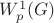 $W_p^1(G)$