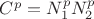 $C^p=N_1^pN_2^p$