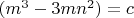 $(m^3-3mn^2)=c$