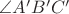 $\[\angle A'B'C'\]$