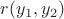 $r(y_1, y_2)$