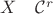$X \quad \mathcal{C}^r$