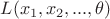 $L(x_1,x_2,...,\theta)$