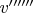 $v''''''$