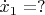 $\dot x_1= ?$