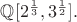 $\mathbb{Q}[2^{\frac{1}{3}}, 3^{\frac{1}{2}}].$