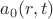 $a_0(r,t)$