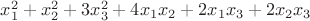 $x_1^2 + x_2^2 + 3 x_3^2+4 x_1 x_2+2 x_1 x_3+2 x_2 x_3$