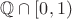 $\mathbb{Q}\cap [0,1)$