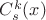 $C_s^k(x)$
