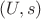 $(U,s)$