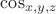 $\cos_{x,y,z}$