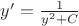 $y' = \frac{1}{y^2+C}$