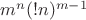 $m^n(!n)^{m-1}$ $m^n(!n)^{m-1}$