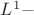 $L^1-$
