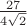 $\frac{27}{4 \sqrt{2}}$ $\frac{27}{4 \sqrt{2}}$