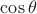 ${\cos\theta}$