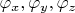 $\varphi_x,\varphi_y,\varphi_z$