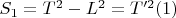 $S_1=T^2-L^2=T'^2 (1)$