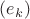 $(e_k)$