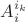 $A_i^{i_k}$