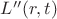 $L''(r,t)$