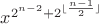 $x^{2^{n-2}+2^{\lfloor\frac{n-1}{2}\rfloor}}$