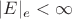 $|E|_e < \infty$