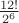 $\frac{12!}{2^6}$