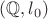 $(\mathbb Q, l_0)$