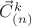 $\vec C_{(n)}^k$