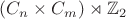$(C_n \times C_m) \rtimes \mathbb{Z}_2$