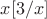 $x[3/x]$