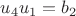 $u_{4}u_{1}=b_{2}$