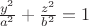 $\frac{y^2}{a^2} + \frac{z^2}{b^2} = 1$