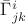 $\bar\Gamma^i_{jk}$