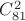 $C_{81}^2 $
