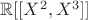 $\mathbb R[[X^2, X^3]]$