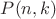$P(n,k)$