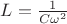 $L=\frac{1}{C\omega^2}$ $L=\frac{1}{C\omega^2}$