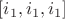 $[i_1,i_1,i_1]$