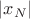 $|x_N|$