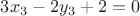 $3x_3-2y_3+2=0$