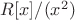 $R[x]/(x^2)$