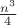 $\frac{n^3}{4}$
