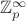 $\mathbb{Z}_p^{\infty}$