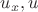 $u_x, u тоже операторы$