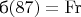 $\text{б}(87)=\mathrm{Fr}$