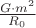 $\frac{G \cdot m^2}{R_0}$