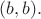 $(b, b).$